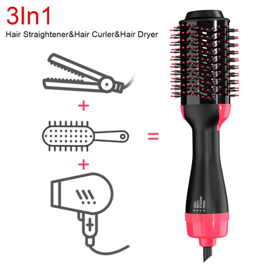 3 in 1 Hot Air Brush One-Step Hair Dryer and Volumizer Styler and Dryer Blow Dryer Brush Professional 1000W Hair Dryers
